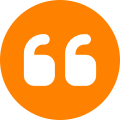 Here's an alt tag for the image: `Testimonial quote icon`